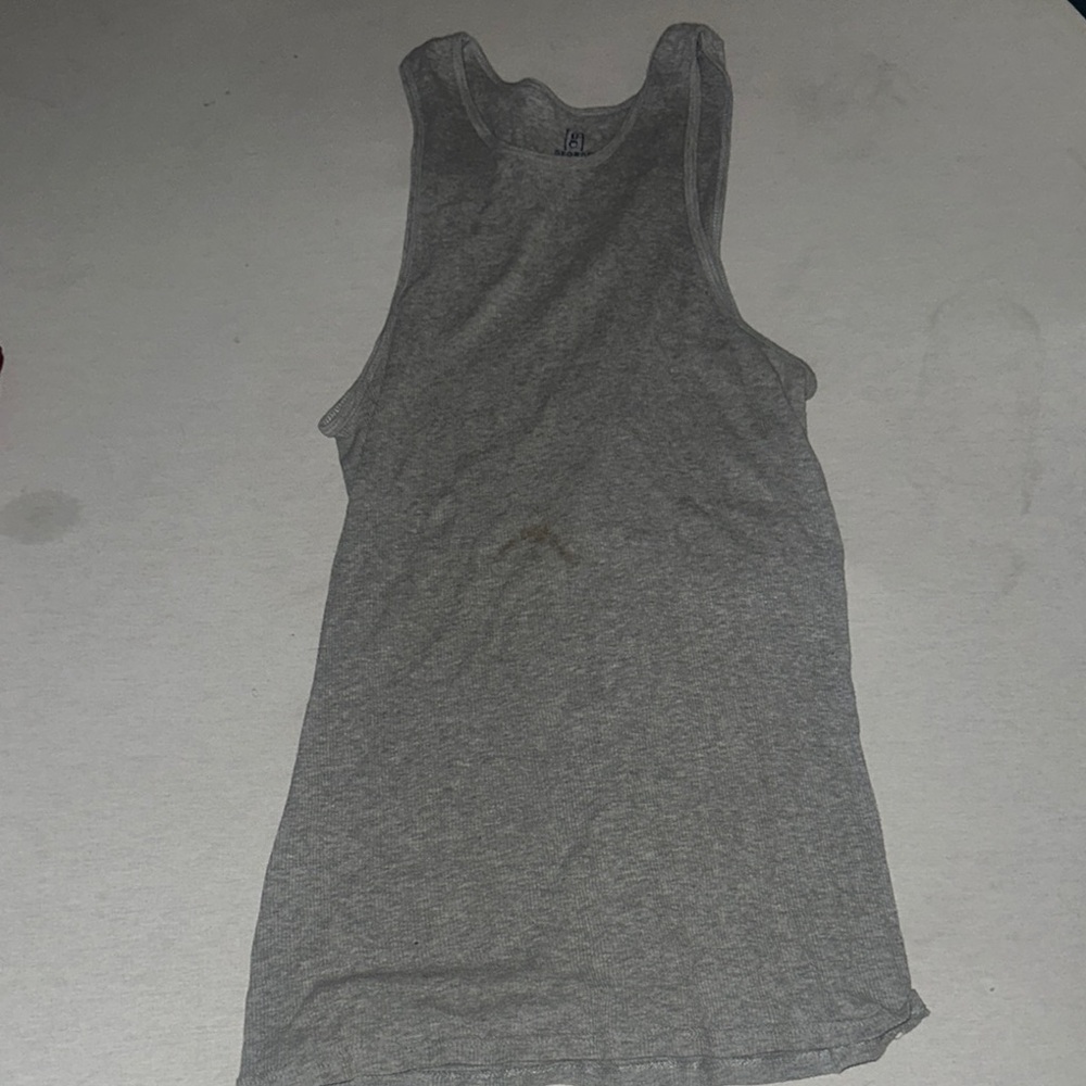 Mens Size 2X George Gray Sleeveless Tank Top.